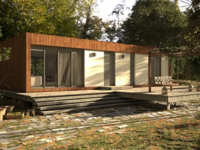 Casas modulares sostenibles.